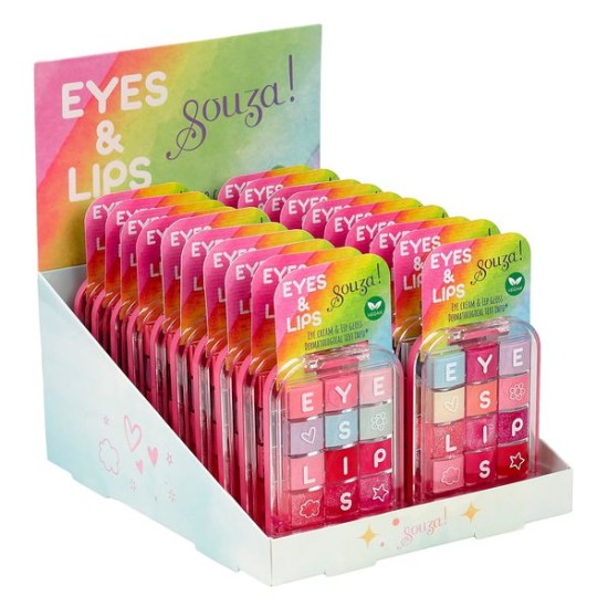 Oog & Lip Make-Up Doos (1 Stuk Met Display Voor 20 Stuks)