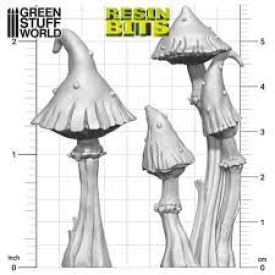 3D Printed Set - Goblin Mushrooms Xl