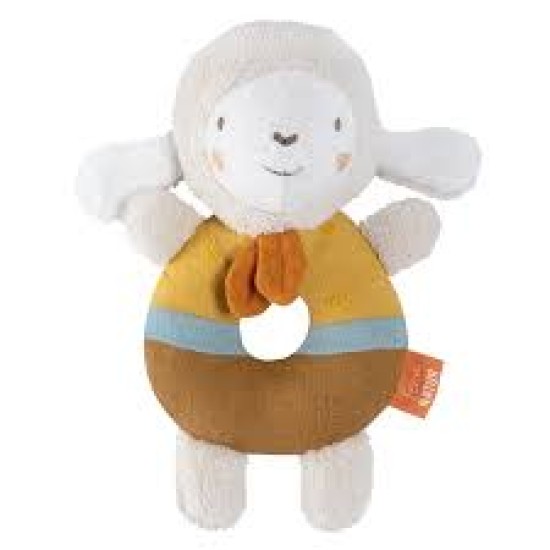 Fehnnatur Sheep Bear & Hare - Soft Ring Rattle Sheep