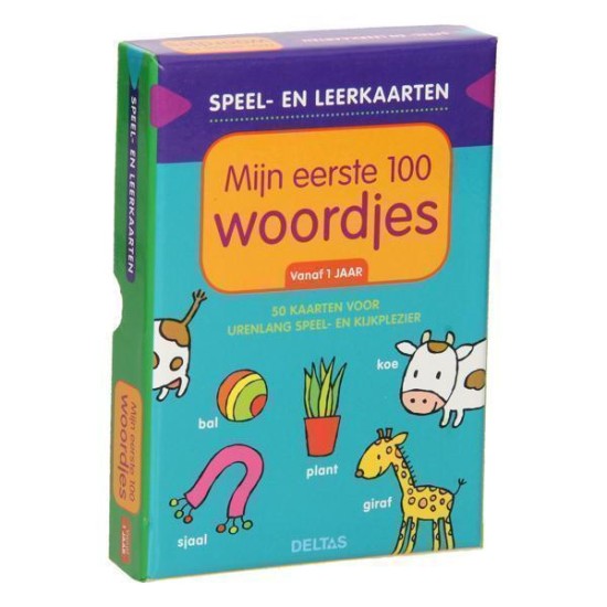 Speel- En Leerkaarten - Mijn Eerste 100 Woordjes