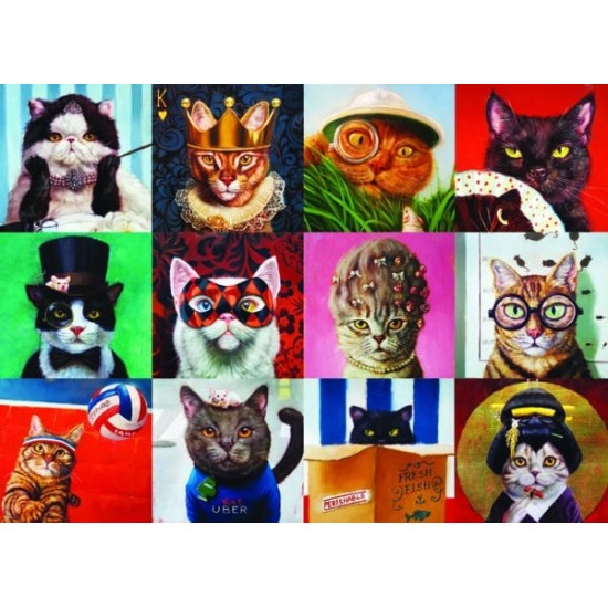 Funny Cats - Lucia Heffernan (1000)