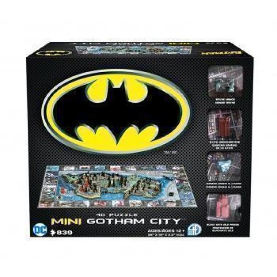 4D Cityscape - Mini Batman Gotham City Puzzle