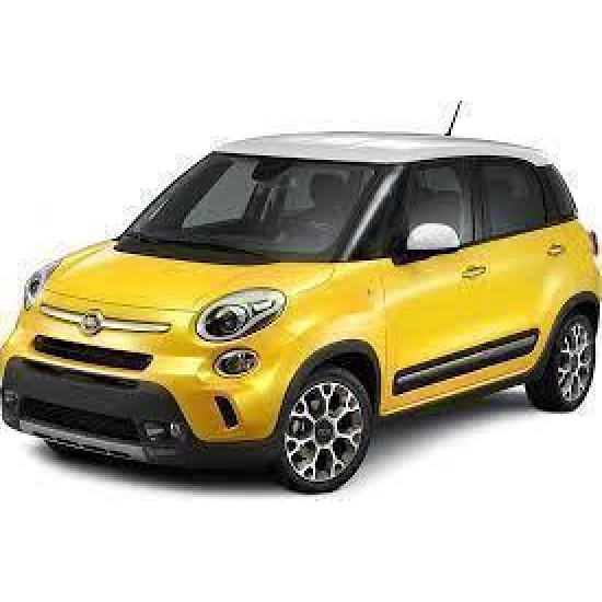 Bburago Fiat 500L 2013 1:43 Geel