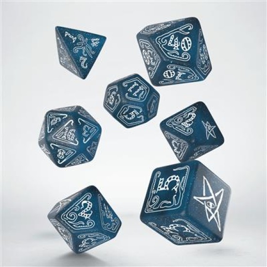 Call Of Cthulhu Dice Set Abyssal  And  White (7)