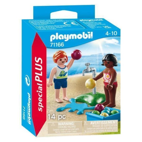 Playmobil Special Plus Kinderen Met Waterballonnen - 71166