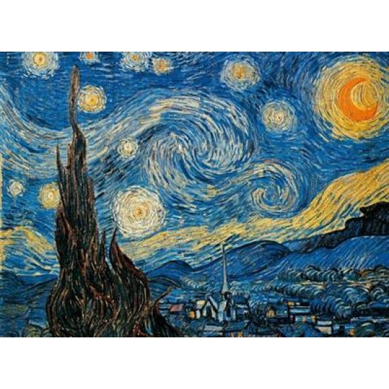 De Sterrennacht - Vincent Van Gogh (1000)