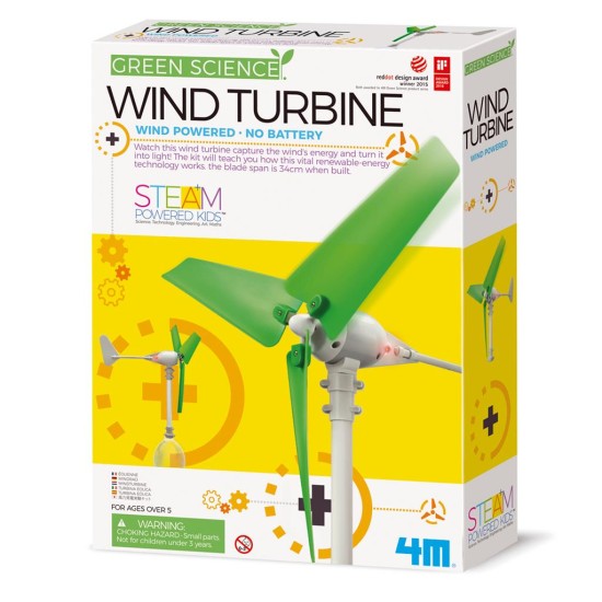 4M Kidzlabs Green Science/Eco-Engineering: Windturbine