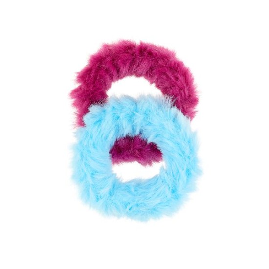 Hair Scrunchie Esra Purple-Blue (2 Pcs/Card 1 Card)