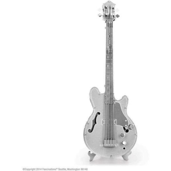 Metal Earth Electric Bass Guitar