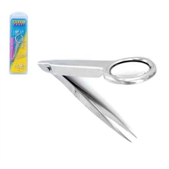 Magnifier Tweezers (1.75X Magnifier)