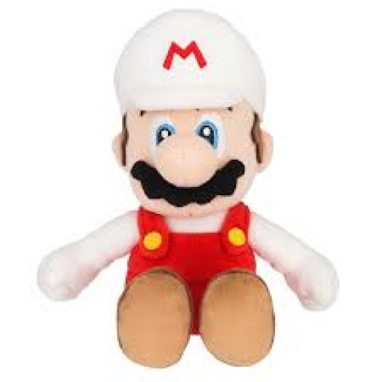 Super Mario Plush Figure Mario Fire 24 Cm