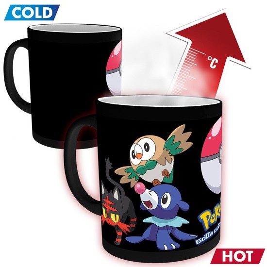 Pokemon - Mug Heat Change - 320 Ml - Catch Em All