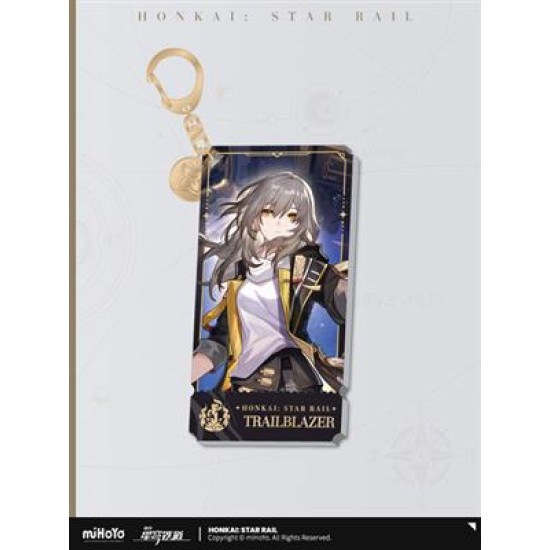 Honkai: Star Rail Character Acrylic Keychain Trailblazer (Female) 9 Cm