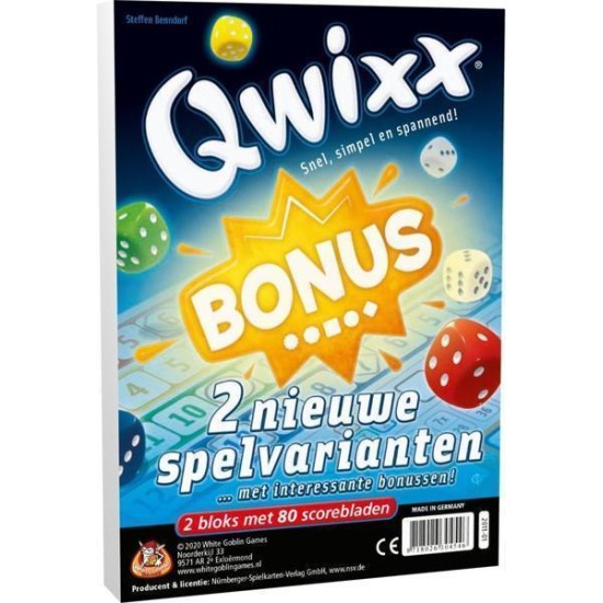 Qwixx Bonus Dobbelspel