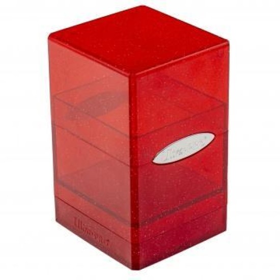 Upper Deck - Satin Tower - Glitter Red