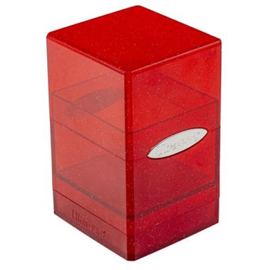 Upper Deck - Satin Tower - Glitter Red