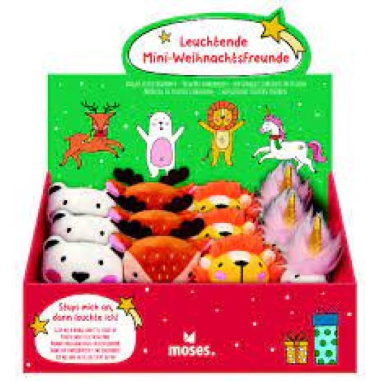 Kerst Sleutelhanger Met Licht Kerstvriendjes 4 Assorti