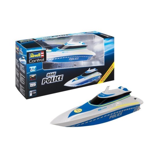 Rc Boat Police Revell Control Afstandbestuurbare Politieboot