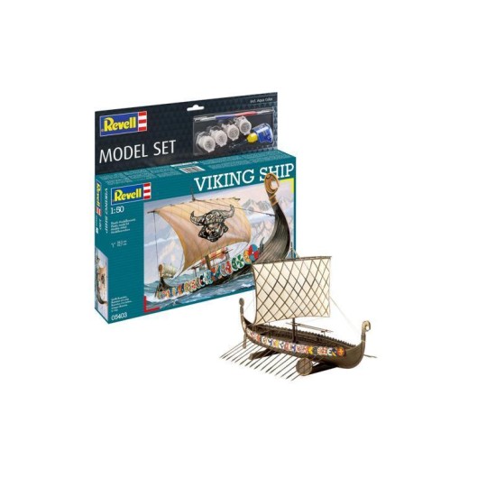 Model Set Viking Ship Revell Modelbouwpakket Met Basisaccessoires