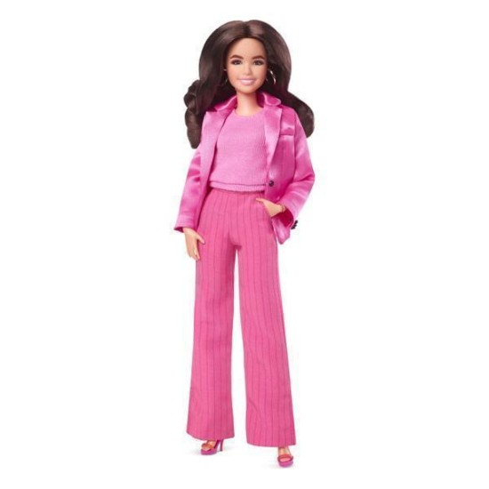 Barbie The Movie Doll Gloria Wearing Pink Power Pantsuit