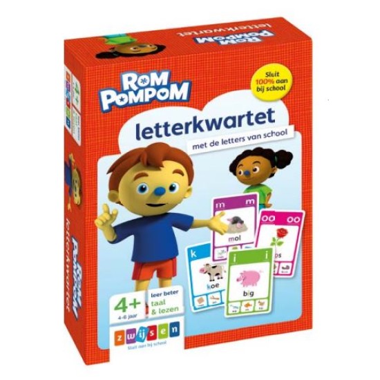 Rompompom Letterkwartet