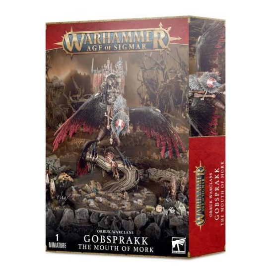 Orruk Warclans: Gobsprakk The Mouth Of Mork/Killaboss On Corpse-Rippa Vulcha