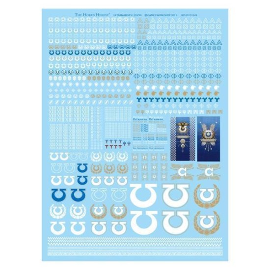 Ultramarines Legion Transfer Sheet ---- Webstore Exclusive