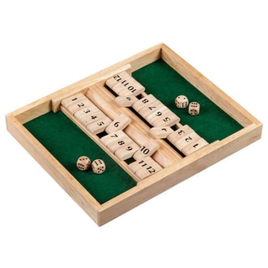 Shut The Box 12 Voor 1-2 Spelers