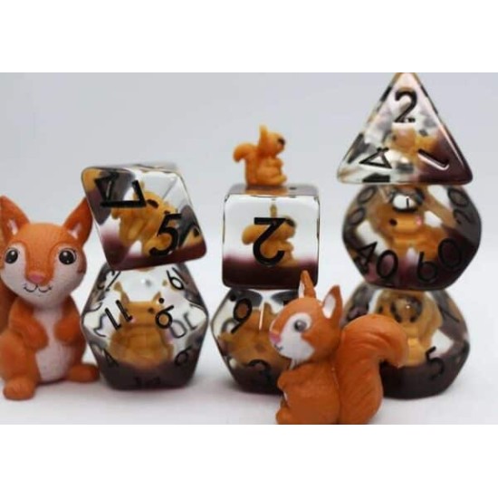 Squirrel Rpg Dice Set