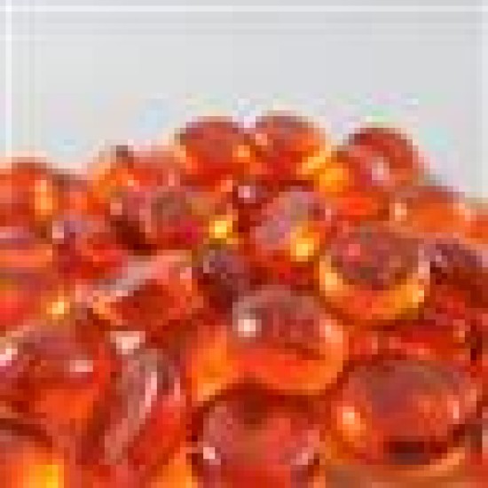 Glass Gaming Stones - Crystal Orange (40 And )