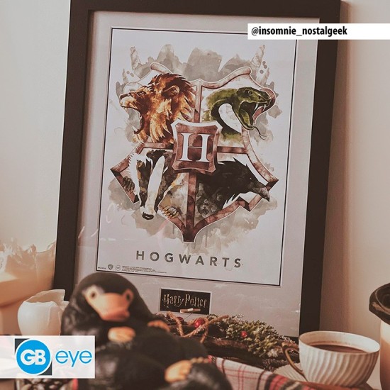 Harry Potter - Framed Print Hogwarts Water Colour (30X40) X2