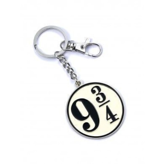 Harry Potter Keychain Platform 9 3/4 (Silver Plated)