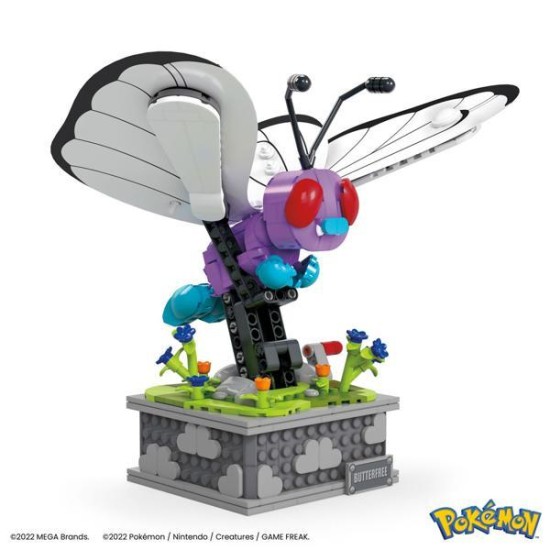 Pokemon Mega Construx Construction Set Motion Butterfree 22 Cm