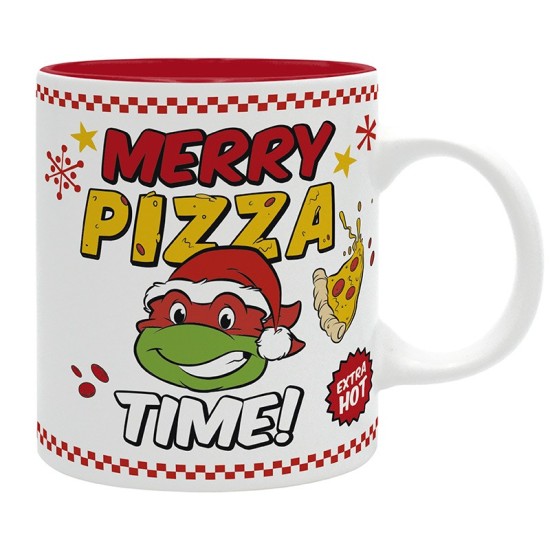 Tmnt - Mug 320Ml  Merry Pizza Time! X2