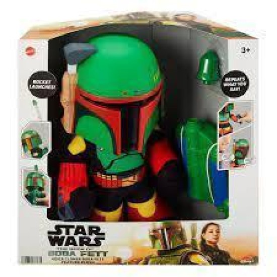 Star Wars: The Book Of Boba Fett Electronic Plush Figure Voice Cloner Boba Fett 30 Cm