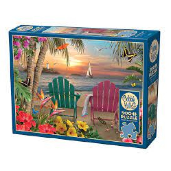 Cobble Hill Puzzle 500 Pieces - Island Paradise