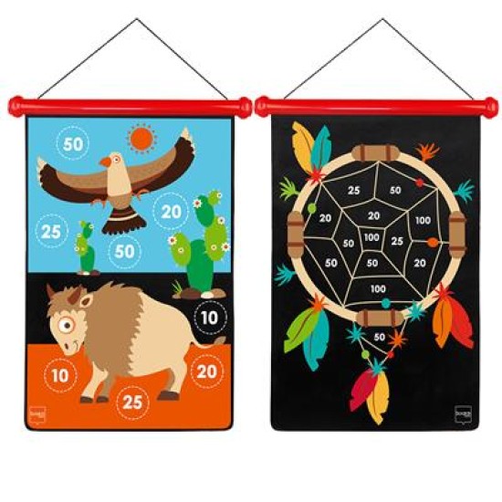 Scratch Active Play: Magnetische Darts Indiaan 36X55Cm