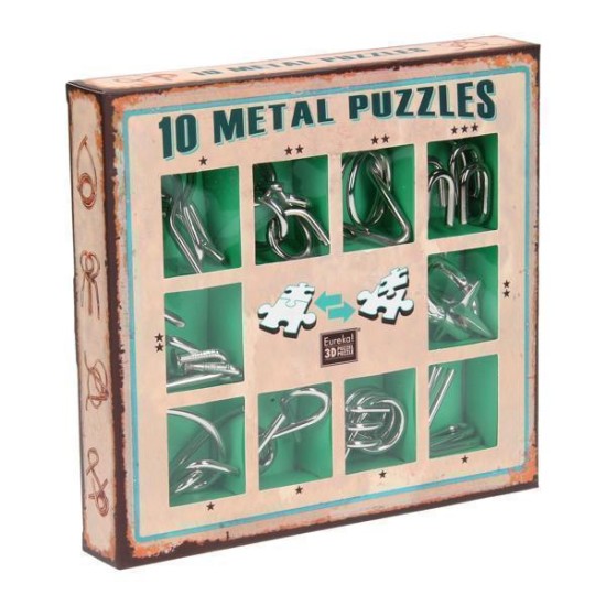 Breinpuzzelset Groen 10St.