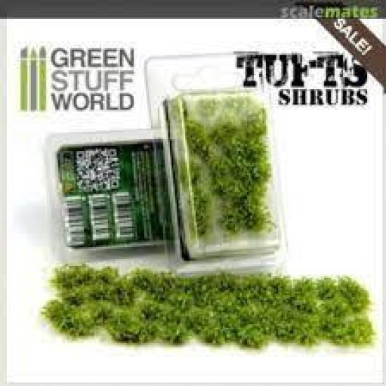 Shrubs Tufts - 6Mm Self-Adhesive - Light Green