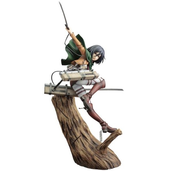 Attack On Titan Artfxj Statue 1/8 Mikasa Ackerman Renewal Package Version 35 Cm