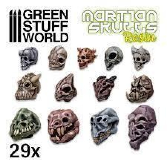 Alien Skulls Resin Set