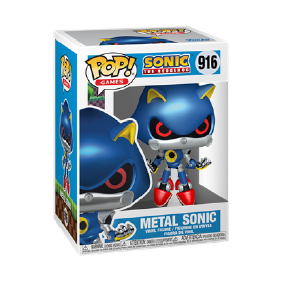 Sonic The Hedgehog Pop! Games Vinyl Figure Metal Sonic 9 Cm