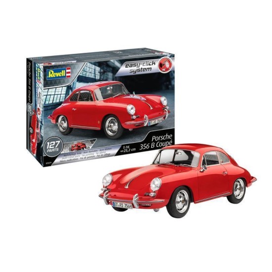 Porsche 356 B Coupé Easy-Click-System Revell Bouwpakket Om In Elkaar Te Zetten Kleurig