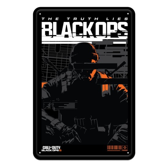 Call Of Duty: Black Ops 6 Metal Sign Black Ops 6 20 X 30 Cm